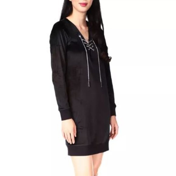 Michael Kors Plus Size Velour Velvet Tunic Dress - XXL - Picture 2 of 9